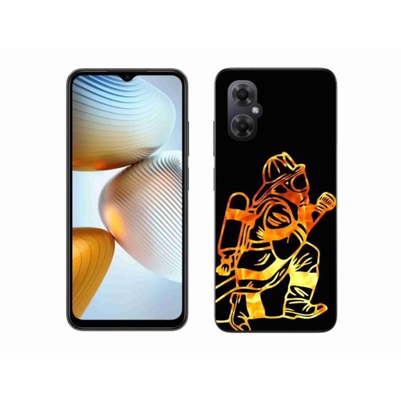 Gélový kryt mmCase na mobil Xiaomi Poco M4 5G - hasič 1