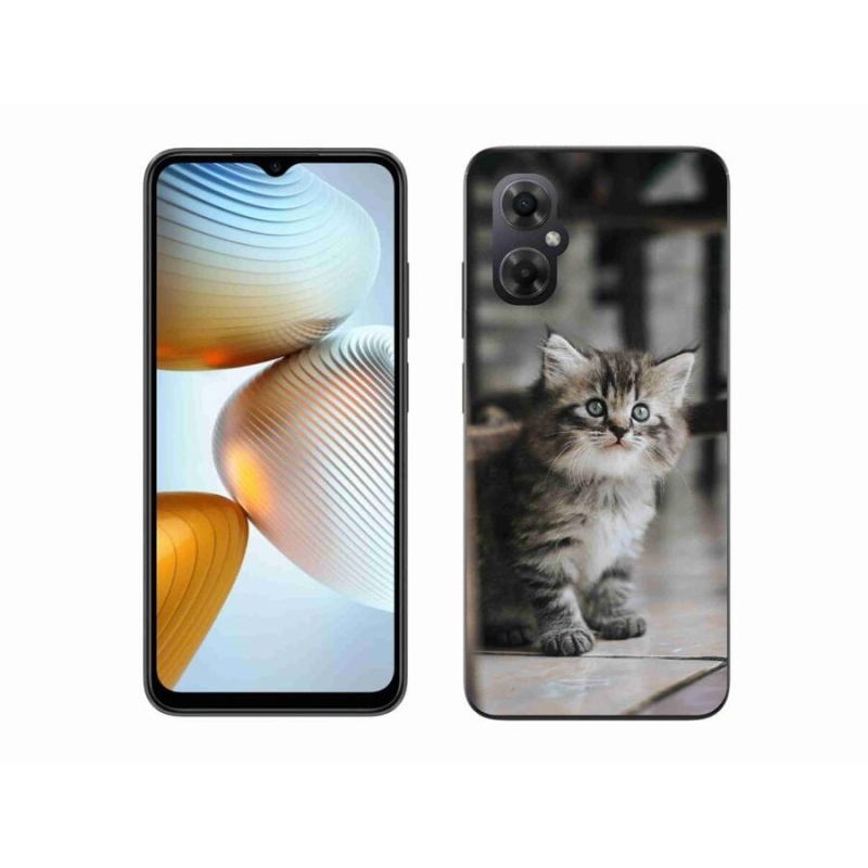 Gélový kryt mmCase na mobil Xiaomi Poco M4 5G - mačiatko