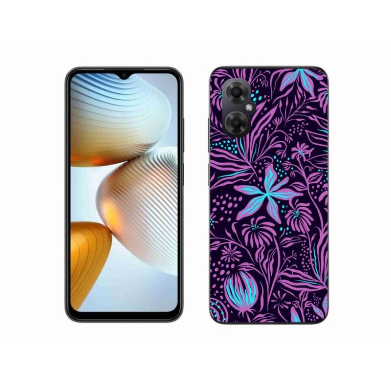 Gélový kryt mmCase na mobil Xiaomi Poco M4 5G - kvety 2