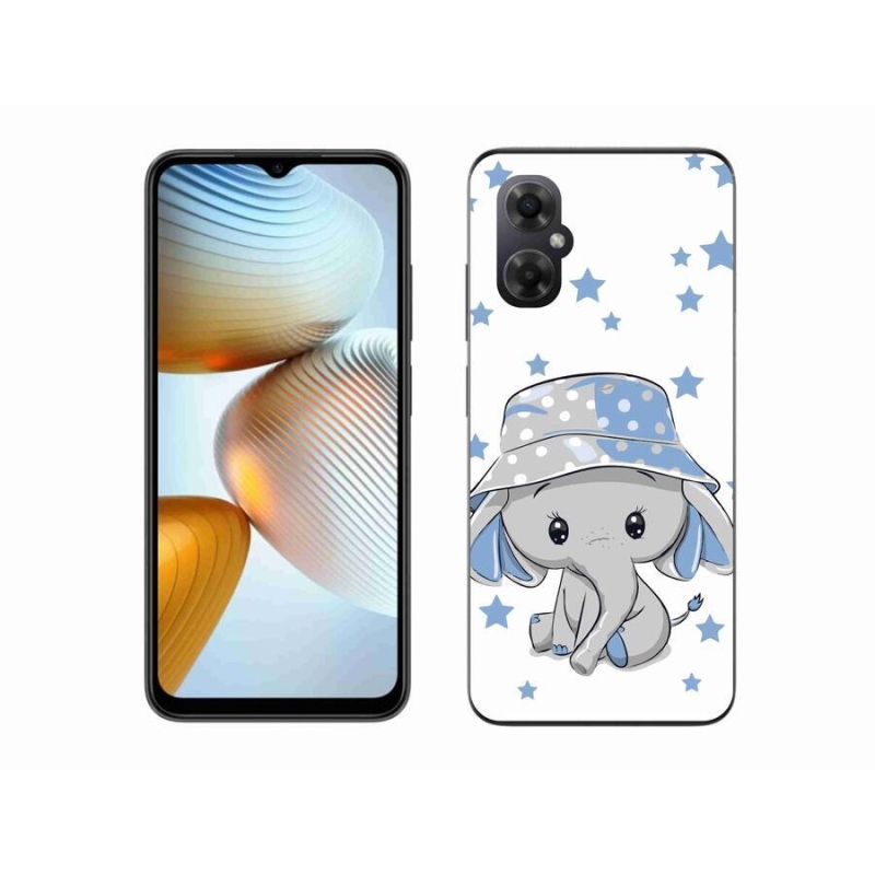 Gélový kryt mmCase na mobil Xiaomi Poco M4 5G - modrý slon