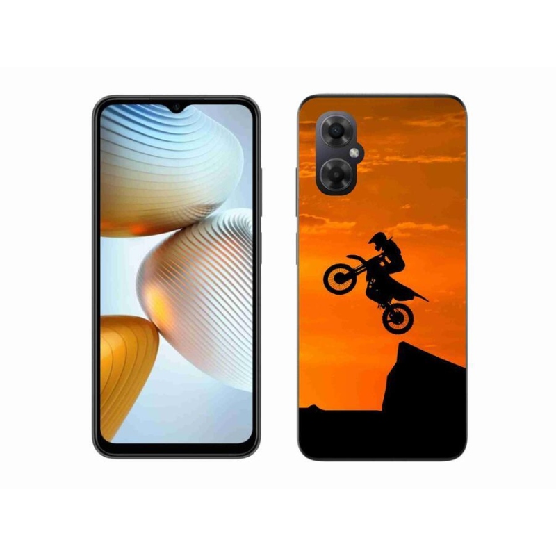 Gélový kryt mmCase na mobil Xiaomi Poco M4 5G - motocross