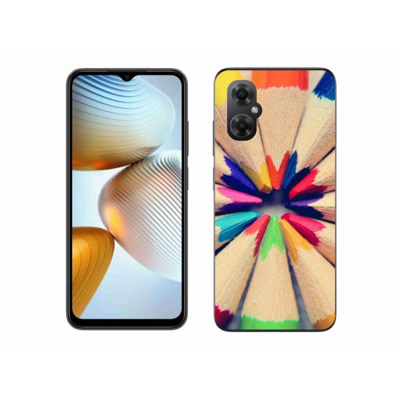 Gélový kryt mmCase na mobil Xiaomi Poco M4 5G - pastelky