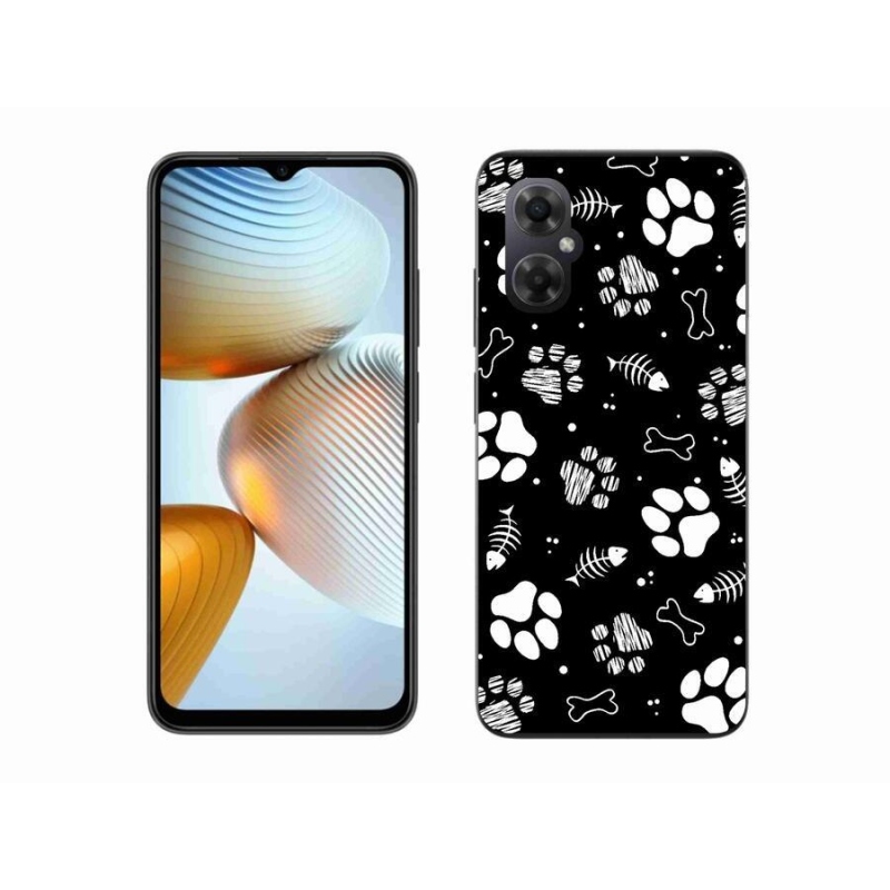 Gélový kryt mmCase na mobil Xiaomi Poco M4 5G - psie labky