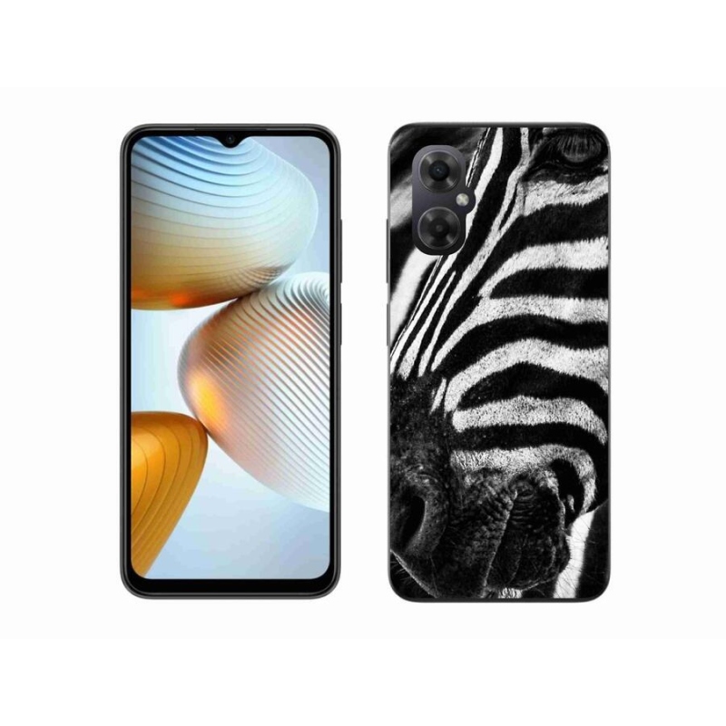 Gélový kryt mmCase na mobil Xiaomi Poco M4 5G - zebra