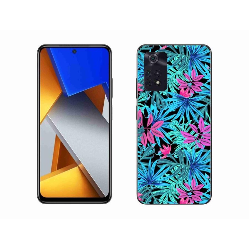 Gélový kryt mmCase na mobil Xiaomi Poco M4 Pro 4G - kvety 3