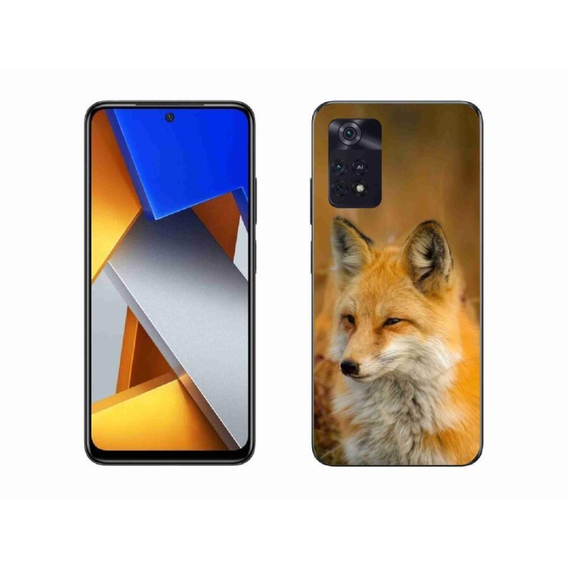 Gélový kryt mmCase na mobil Xiaomi Poco M4 Pro 4G - líška