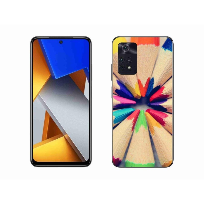 Gélový kryt mmCase na mobil Xiaomi Poco M4 Pro 4G - pastelky