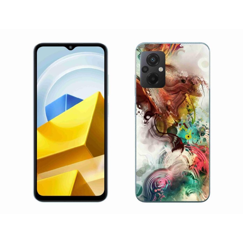 Gélový kryt mmCase na mobil Xiaomi Poco M5 4G - abstrakt 1