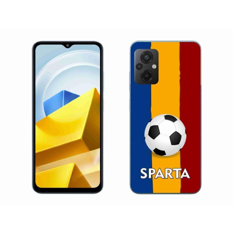 Gélový kryt mmCase na mobil Xiaomi Poco M5 4G - futbal 1