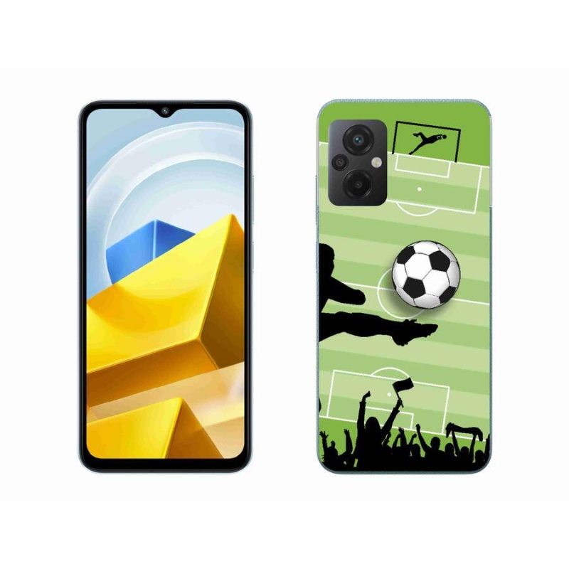 Gélový kryt mmCase na mobil Xiaomi Poco M5 4G - futbal 3