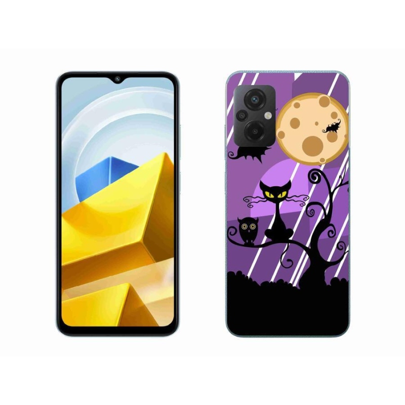 Gélový kryt mmCase na mobil Xiaomi Poco M5 4G - halloween