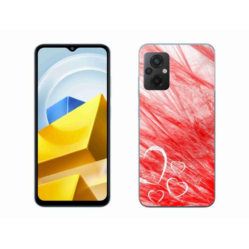 Gélový kryt mmCase na mobil Xiaomi Poco M5 4G - heart