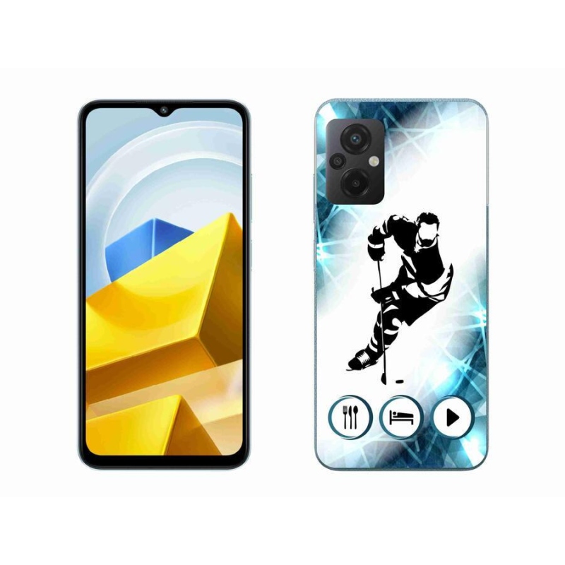 Gélový kryt mmCase na mobil Xiaomi Poco M5 4G - hokej 1