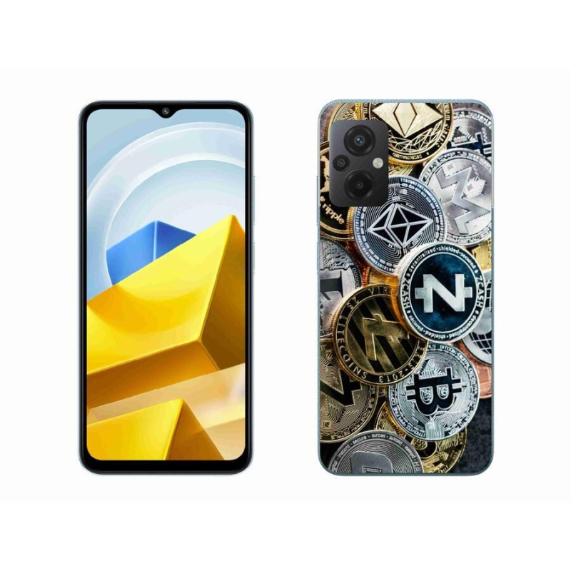 Gélový kryt mmCase na mobil Xiaomi Poco M5 4G - kryptomeny