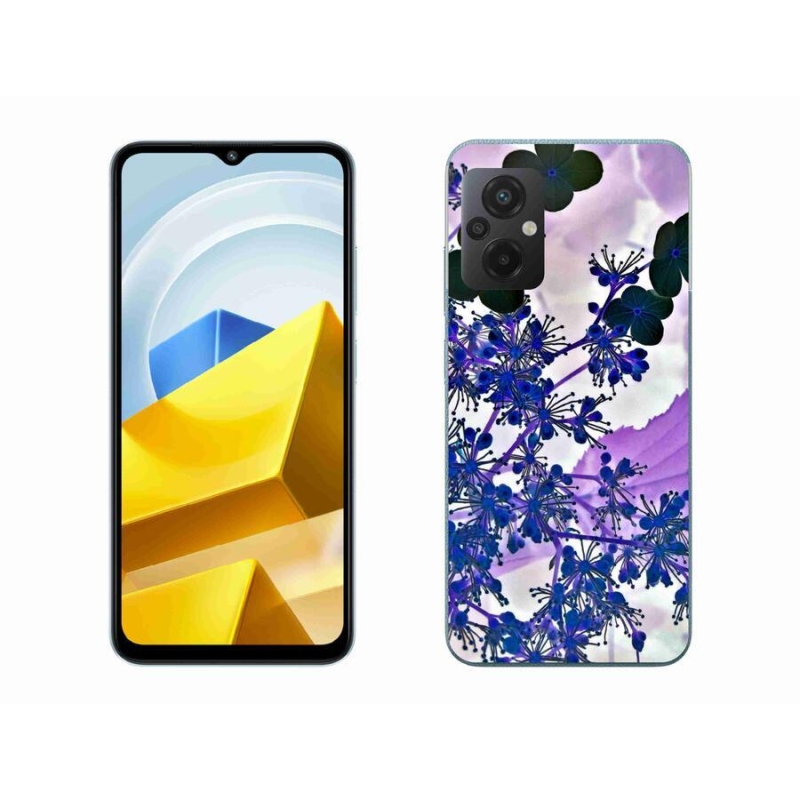 Gélový kryt mmCase na mobil Xiaomi Poco M5 4G - kvet hortenzie