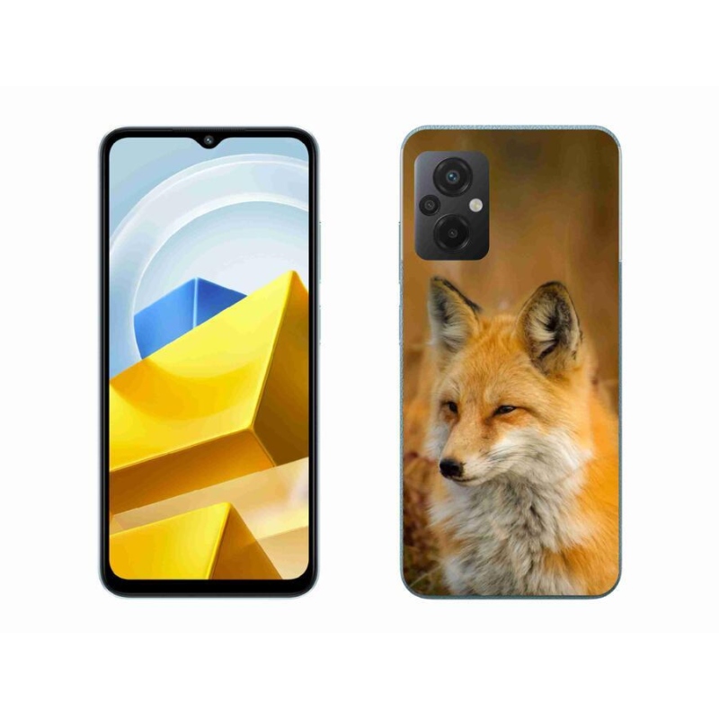 Gélový kryt mmCase na mobil Xiaomi Poco M5 4G - líška