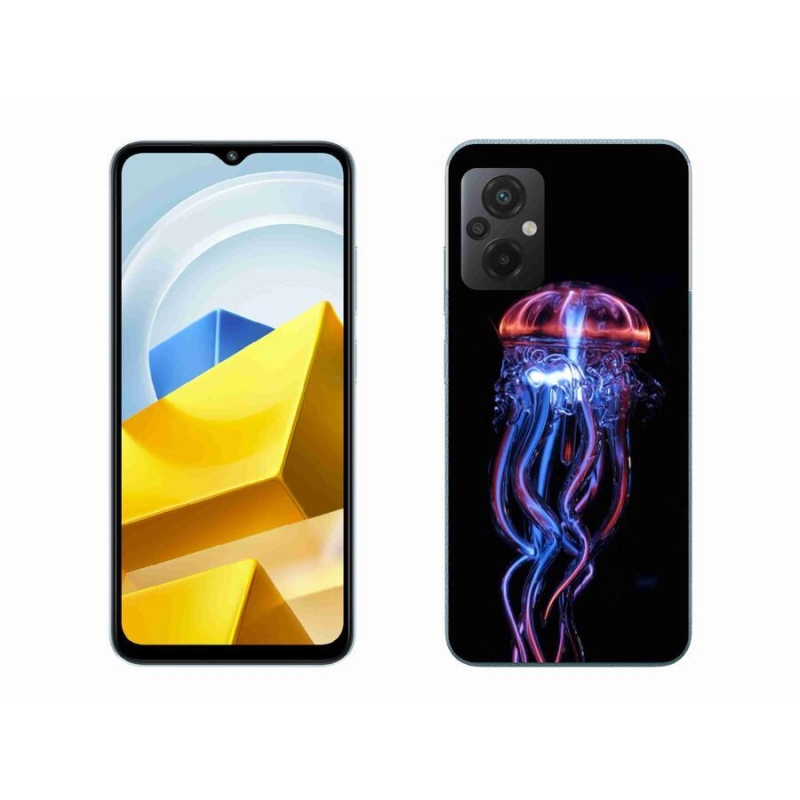 Gélový kryt mmCase na mobil Xiaomi Poco M5 4G - medúza