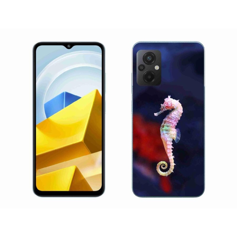 Gélový kryt mmCase na mobil Xiaomi Poco M5 4G - morský koník