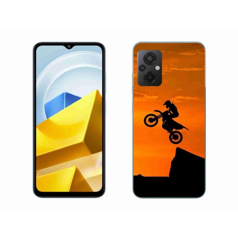 Gélový kryt mmCase na mobil Xiaomi Poco M5 4G - motocross