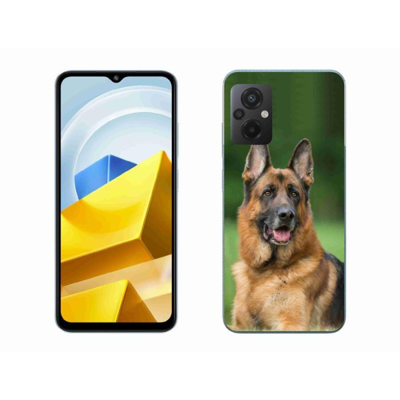 Gélový kryt mmCase na mobil Xiaomi Poco M5 4G - nemecký ovčiak