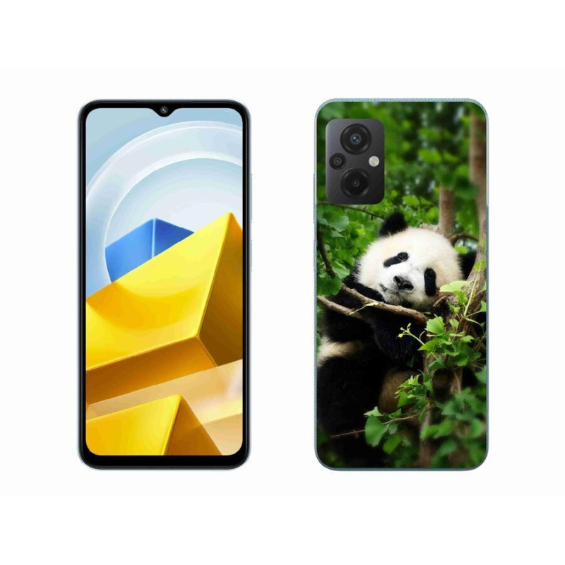 Gélový kryt mmCase na mobil Xiaomi Poco M5 4G - panda