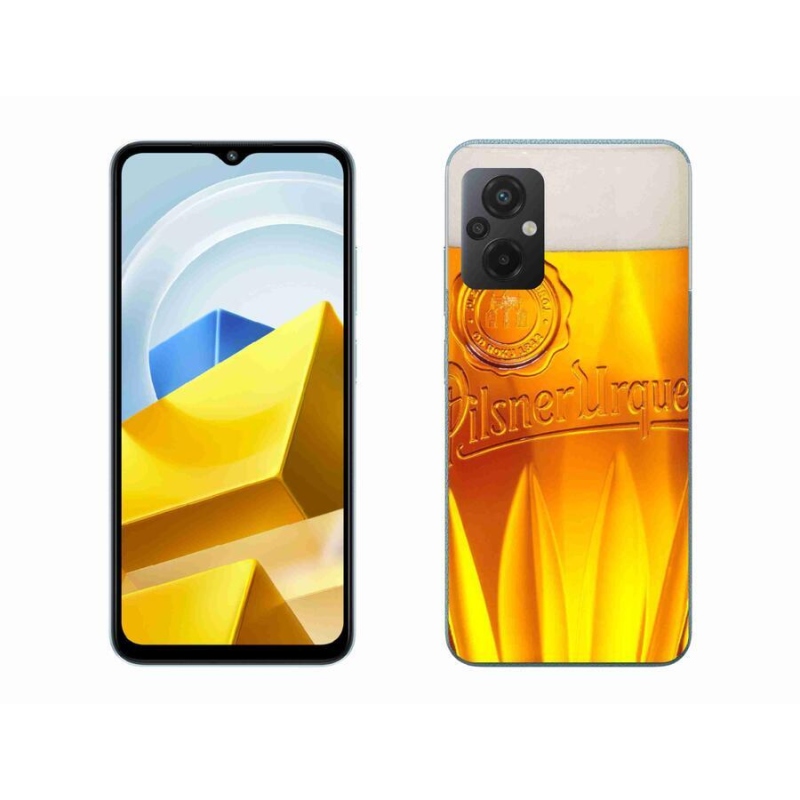 Gélový kryt mmCase na mobil Xiaomi Poco M5 4G - pivo