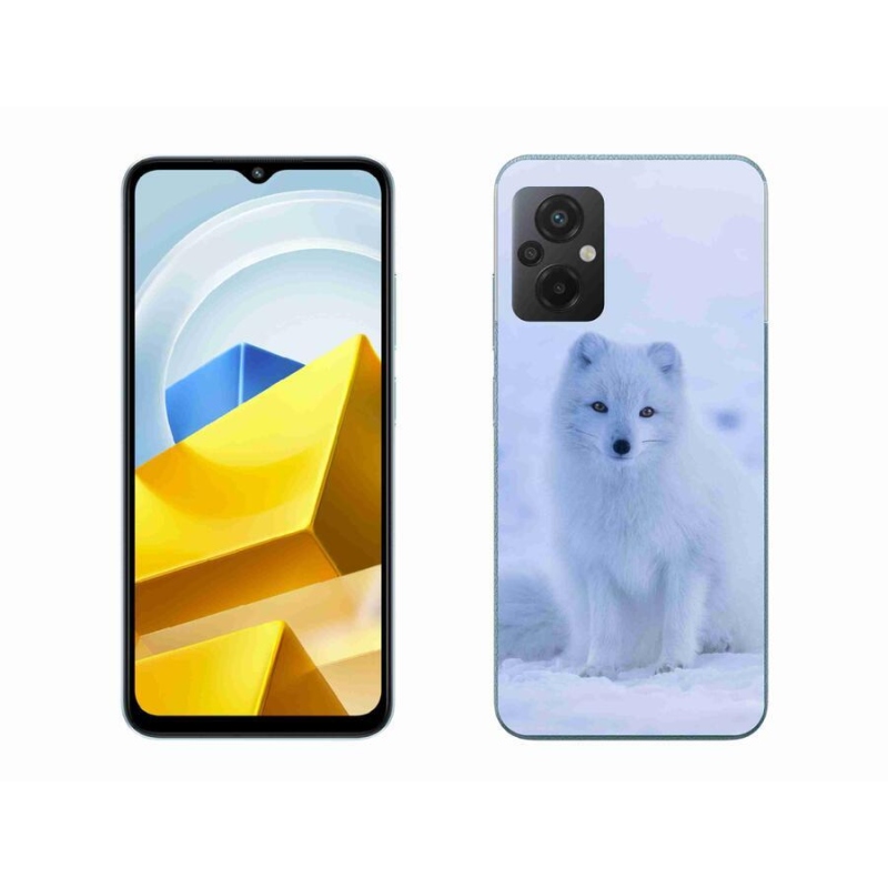 Gélový kryt mmCase na mobil Xiaomi Poco M5 4G - polárna líška