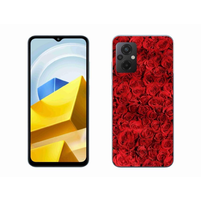 Gélový kryt mmCase na mobil Xiaomi Poco M5 4G - ruža