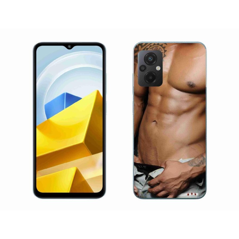 Gélový kryt mmCase na mobil Xiaomi Poco M5 4G - sexy muž