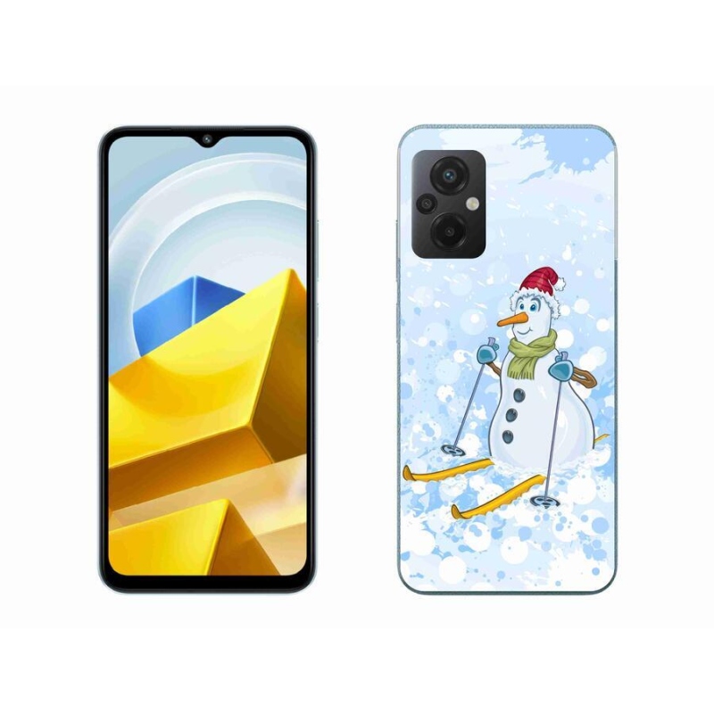 Gélový kryt mmCase na mobil Xiaomi Poco M5 4G - snehuliak