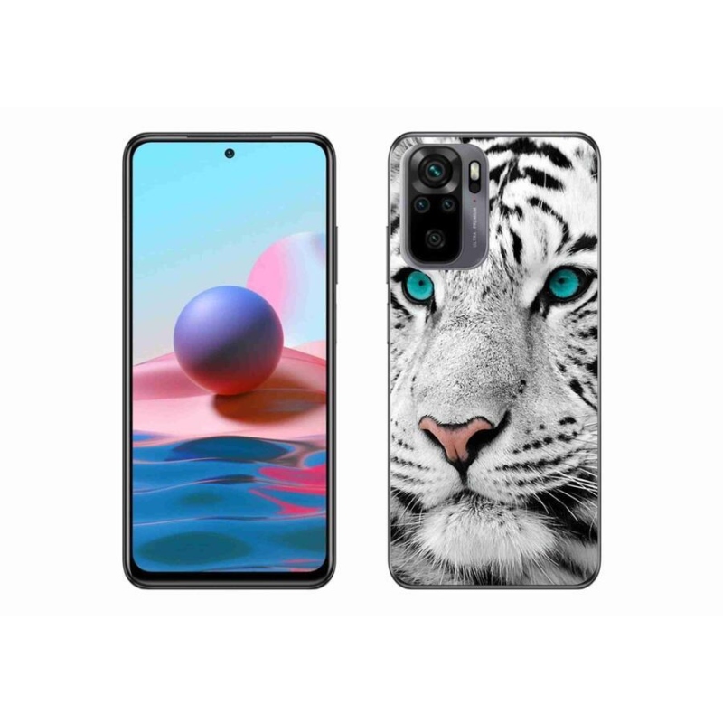 Gélový kryt mmCase na mobil Xiaomi Poco M5s - biely tiger