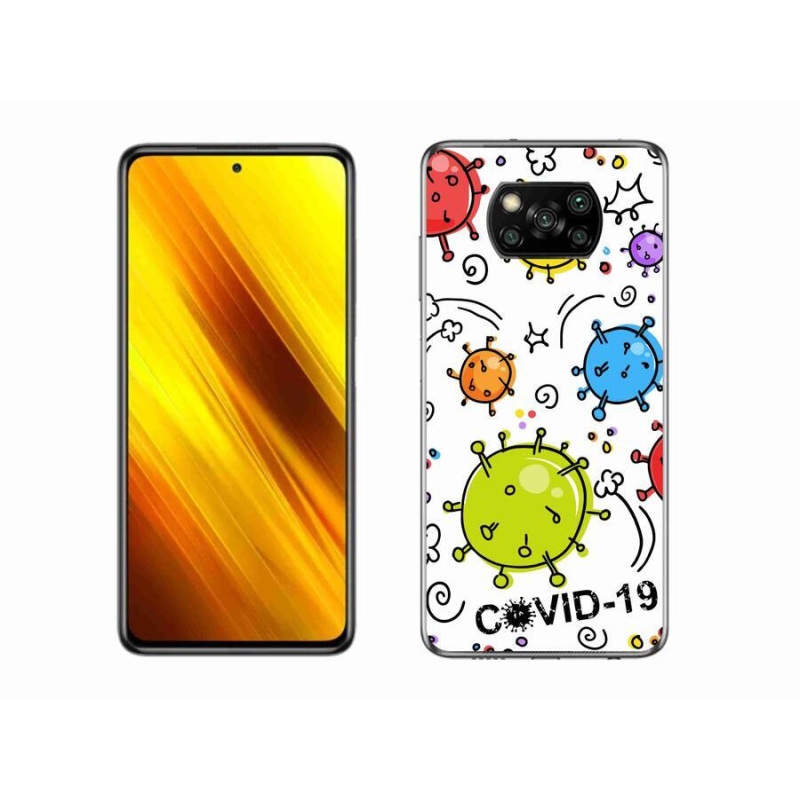 Gélový kryt mmCase na mobil Xiaomi Poco X3 - covid 2