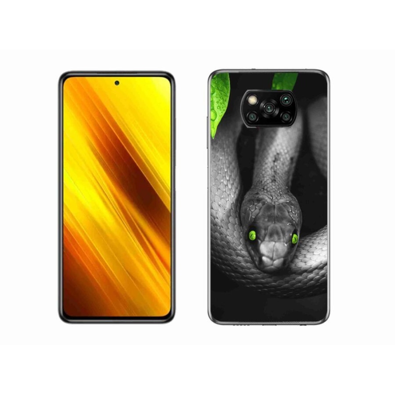 Gélový kryt mmCase na mobil Xiaomi Poco X3 - had