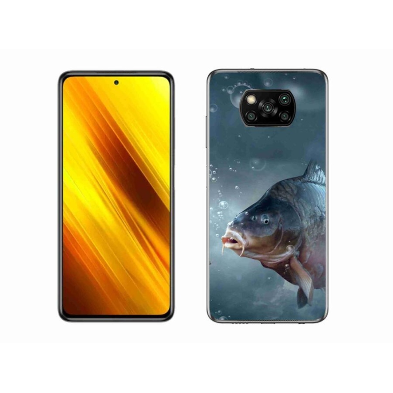 Gélový kryt mmCase na mobil Xiaomi Poco X3 - kapor a bublinky