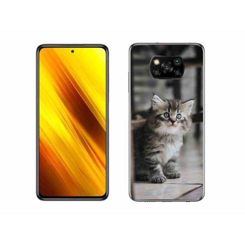 Gélový kryt mmCase na mobil Xiaomi Poco X3 - mačiatko