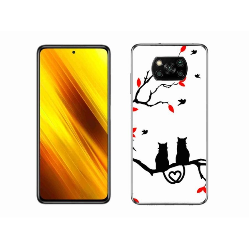 Gélový kryt mmCase na mobil Xiaomi Poco X3 - mačací láska