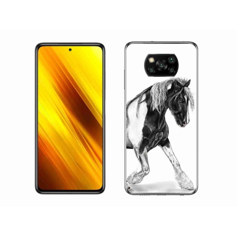 Gélový kryt mmCase na mobil Xiaomi Poco X3 - kôň