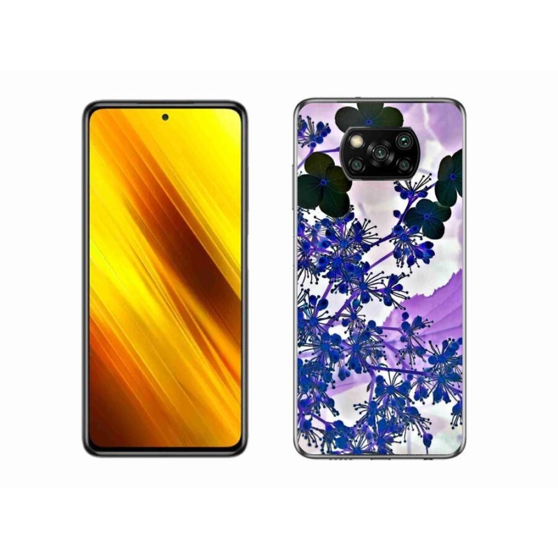 Gélový kryt mmCase na mobil Xiaomi Poco X3 - kvet hortenzie