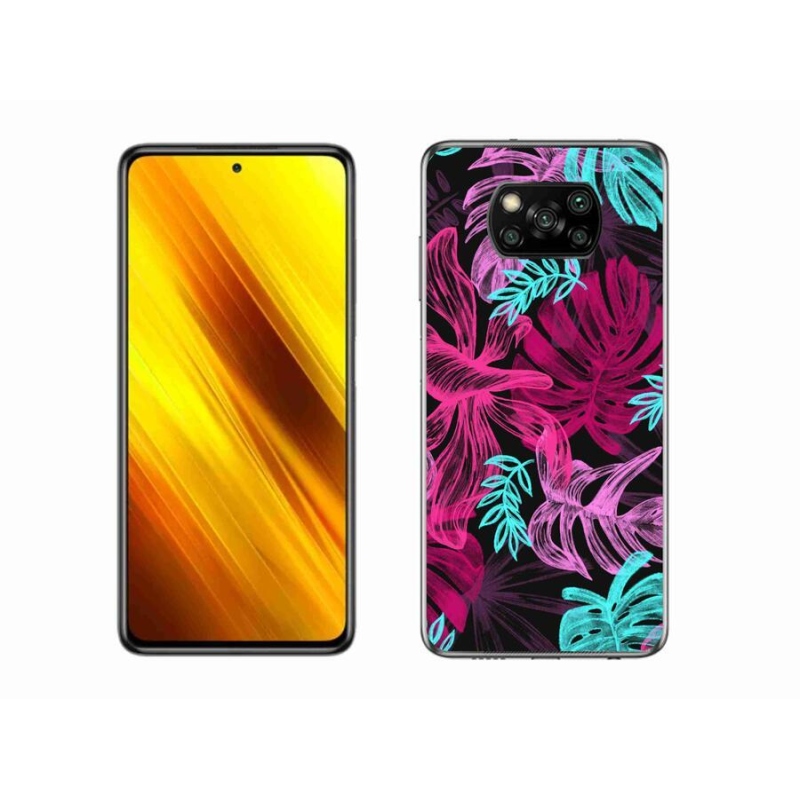 Gélový kryt mmCase na mobil Xiaomi Poco X3 - kvety 1