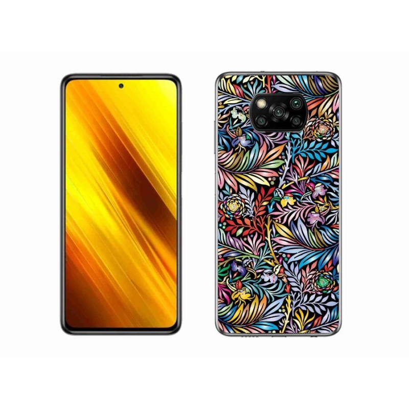 Gélový kryt mmCase na mobil Xiaomi Poco X3 - kvety 5