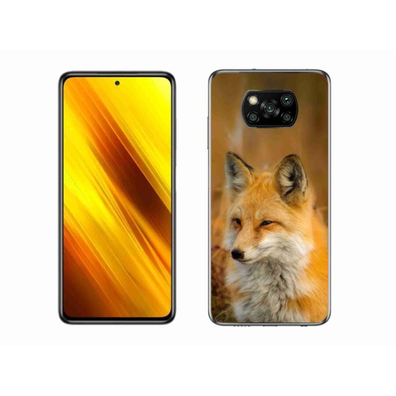 Gélový kryt mmCase na mobil Xiaomi Poco X3 - líška