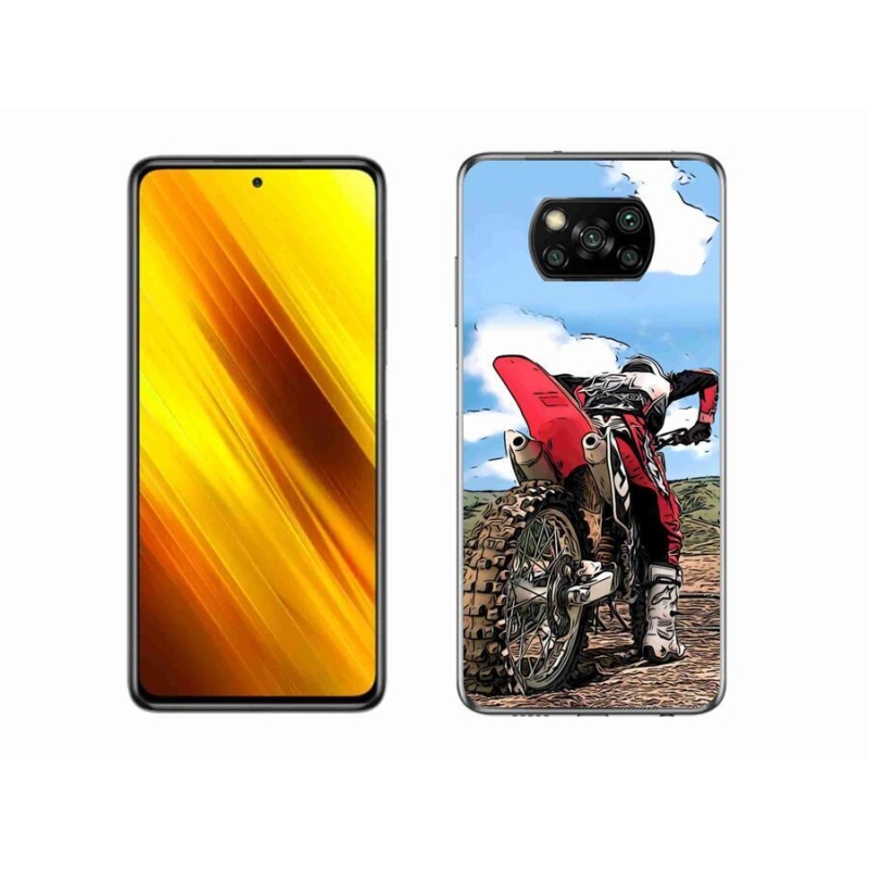 Gélový kryt mmCase na mobil Xiaomi Poco X3 - moto