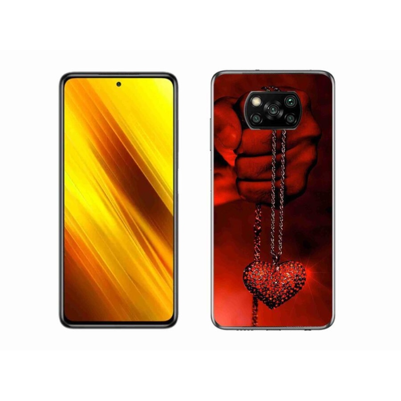 Gélový kryt mmCase na mobil Xiaomi Poco X3 - náhrdelník