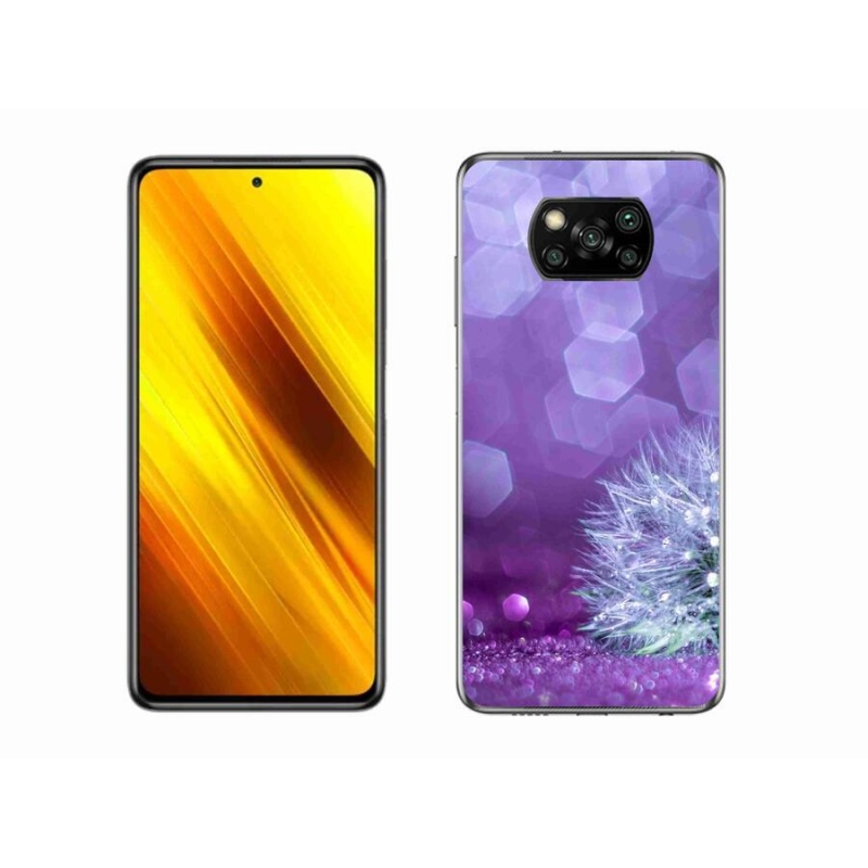 Gélový kryt mmCase na mobil Xiaomi Poco X3 - odkvitnuté púpava 2