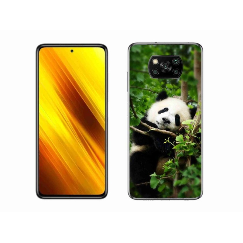 Gélový kryt mmCase na mobil Xiaomi Poco X3 - panda