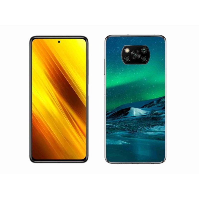 Gélový kryt mmCase na mobil Xiaomi Poco X3 - polárna žiara