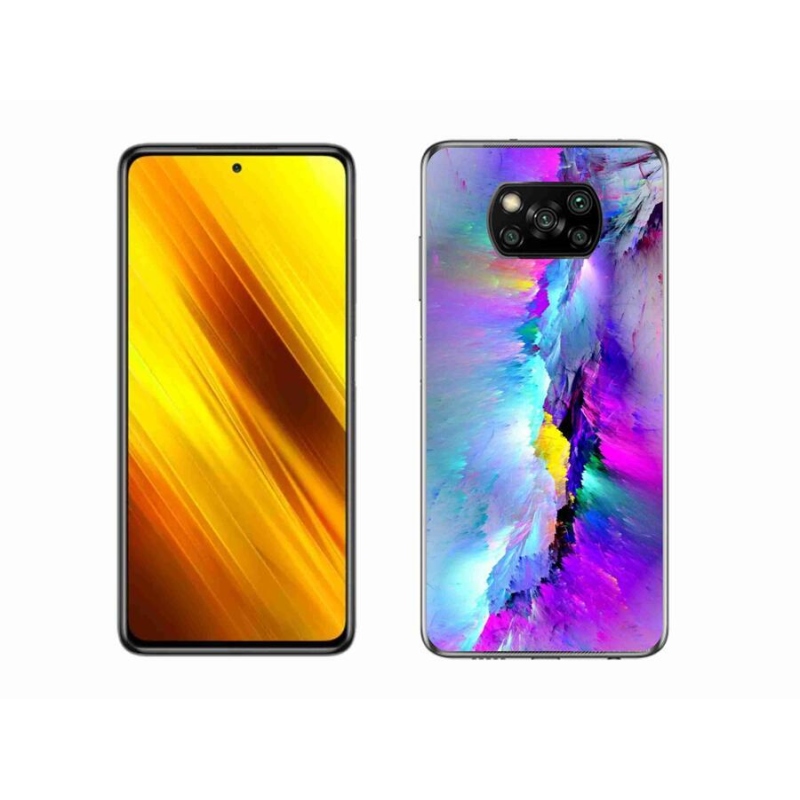 Gélový kryt mmCase na mobil Xiaomi Poco X3 Pro - abstrakt