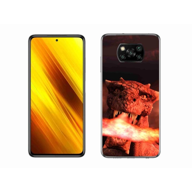 Gélový kryt mmCase na mobil Xiaomi Poco X3 Pro - drak