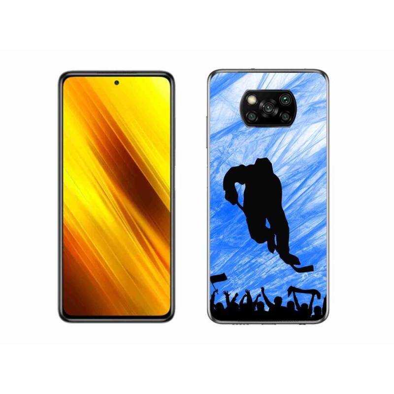 Gélový kryt mmCase na mobil Xiaomi Poco X3 Pro - hokejový hráč