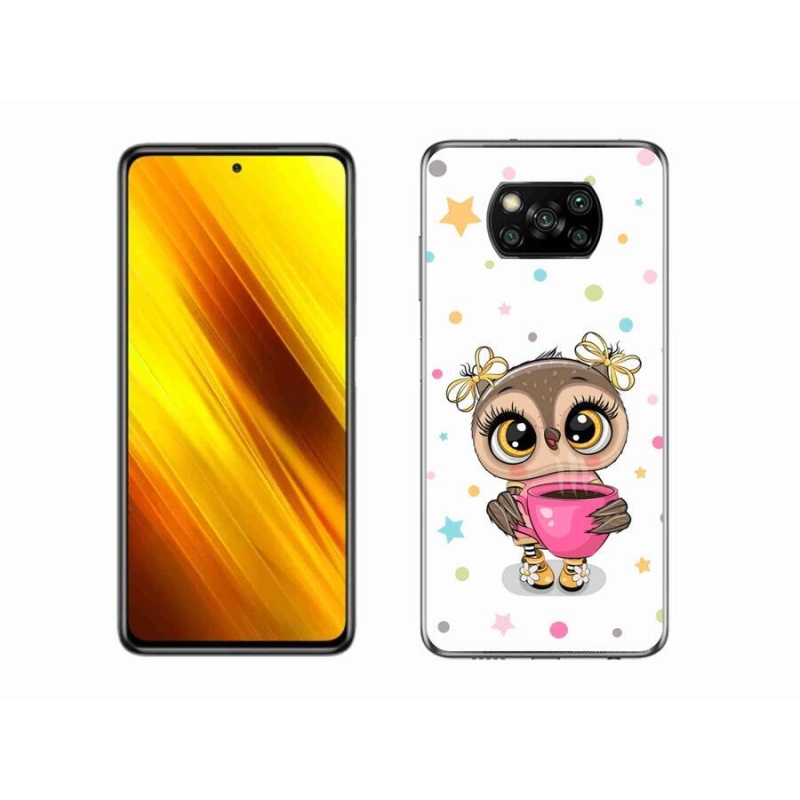 Gélový kryt mmCase na mobil Xiaomi Poco X3 Pro - kreslená sovička